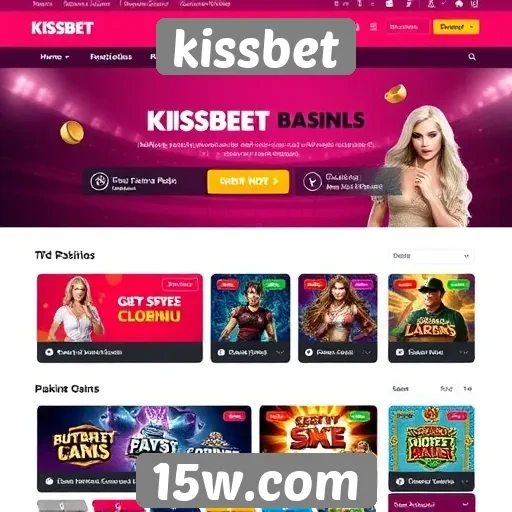 Acessibilidade e design do site kissbet